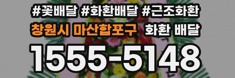창원시 마산합포구 화환 배달