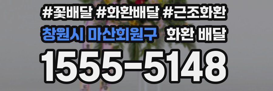 창원시 마산회원구 화환 배달