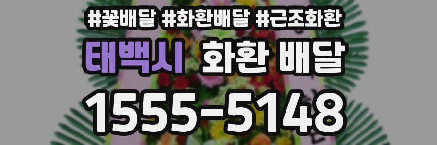 태백시 화환 배달