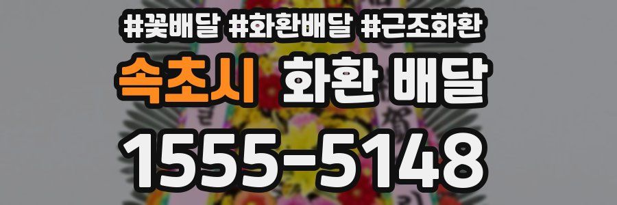 속초시 화환 배달