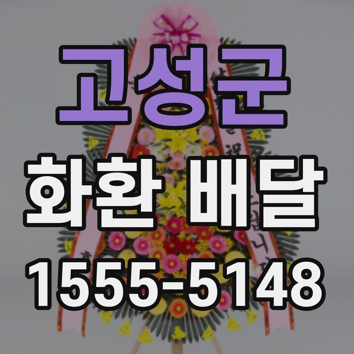 고성군 화환 배달