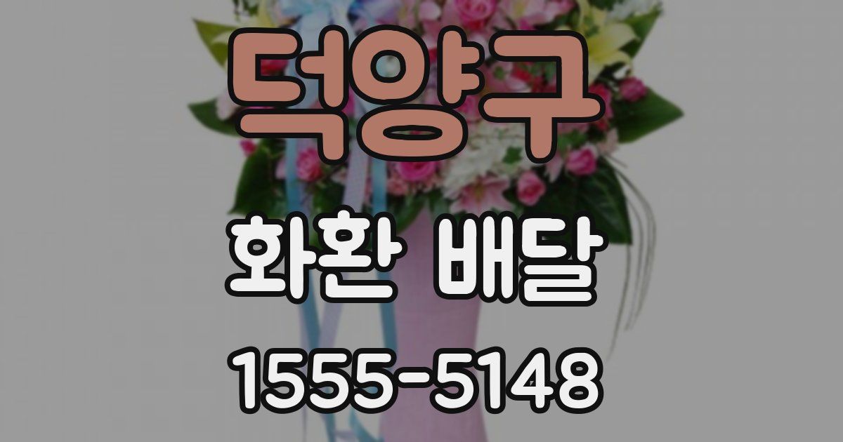 덕양구 화환 배달