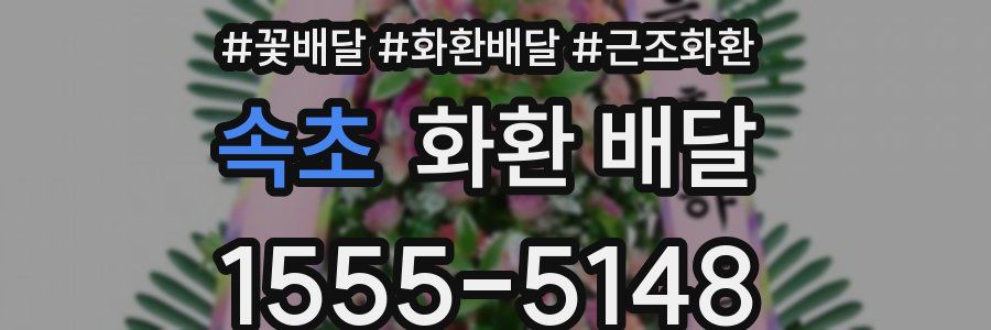 속초 화환 배달