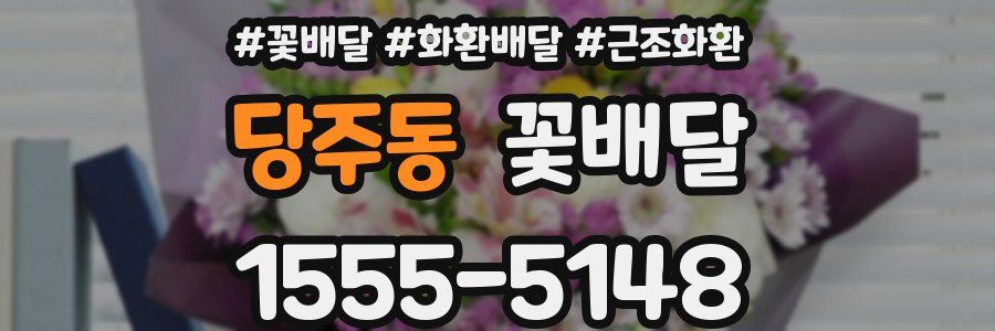 당주동 꽃배달