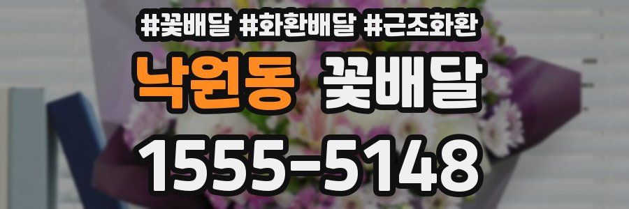 낙원동 꽃배달