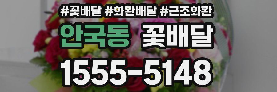 안국동 꽃배달