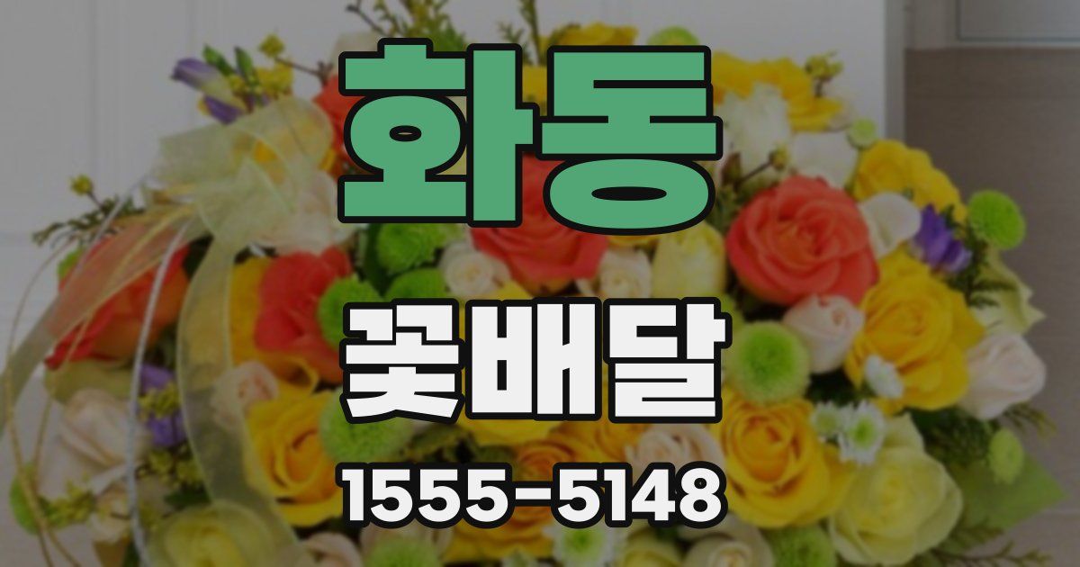 화동 꽃배달