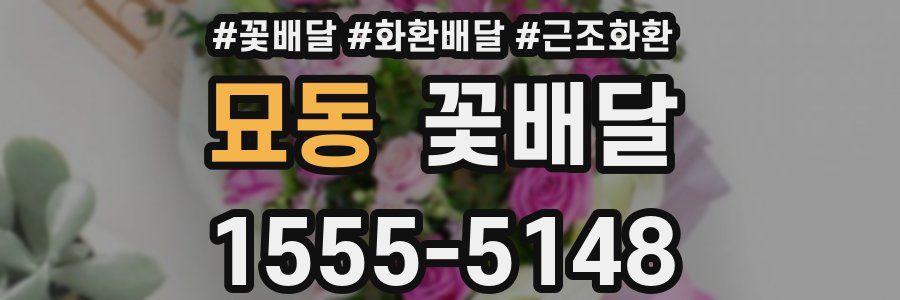 묘동 꽃배달