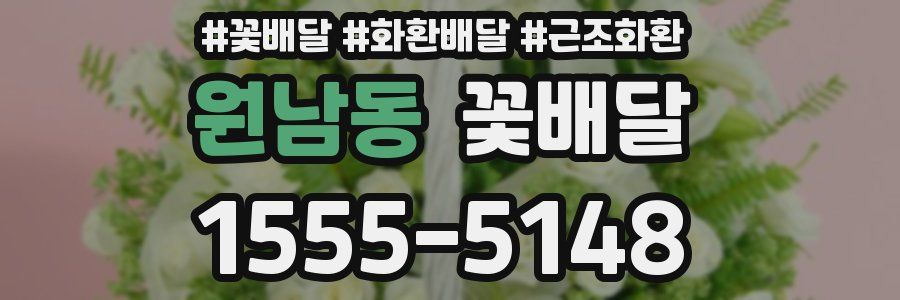 원남동 꽃배달