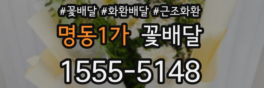 명동1가 꽃배달