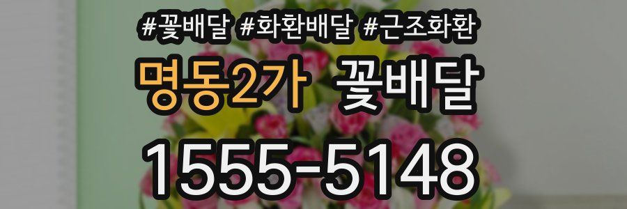 명동2가 꽃배달