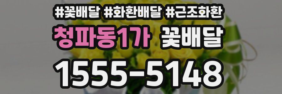청파동1가 꽃배달