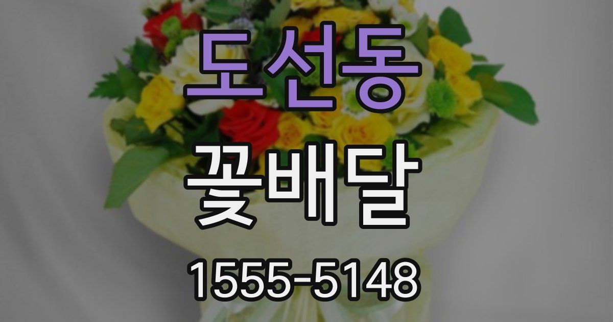 도선동 꽃배달