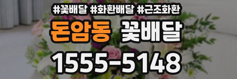 돈암동 꽃배달