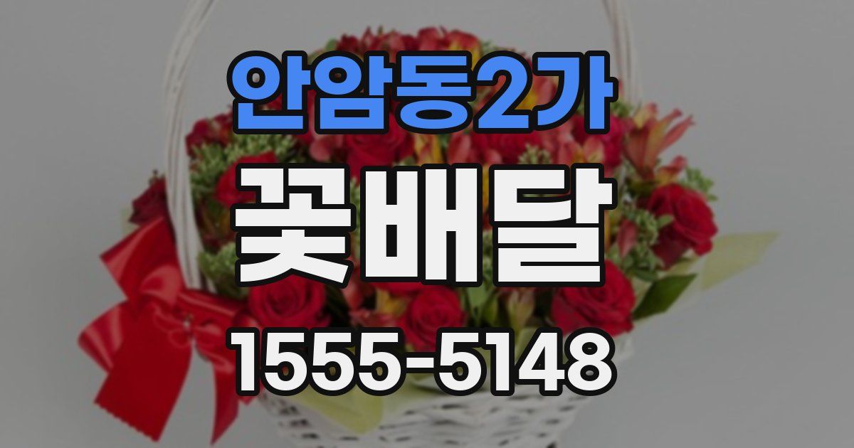 안암동2가 꽃배달