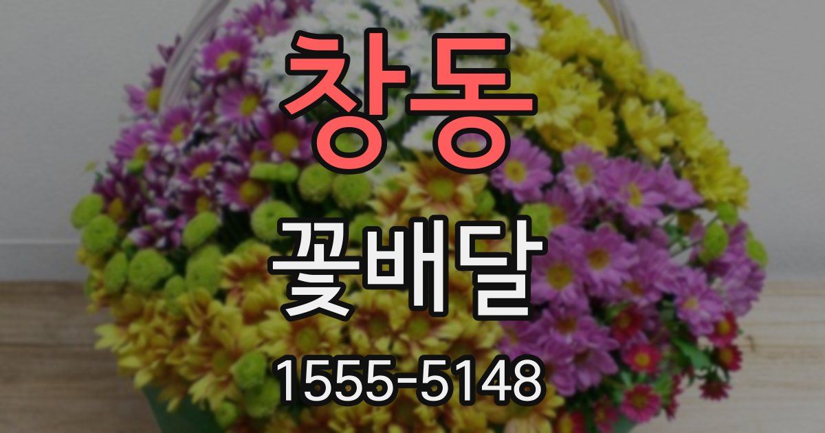 창동 꽃배달
