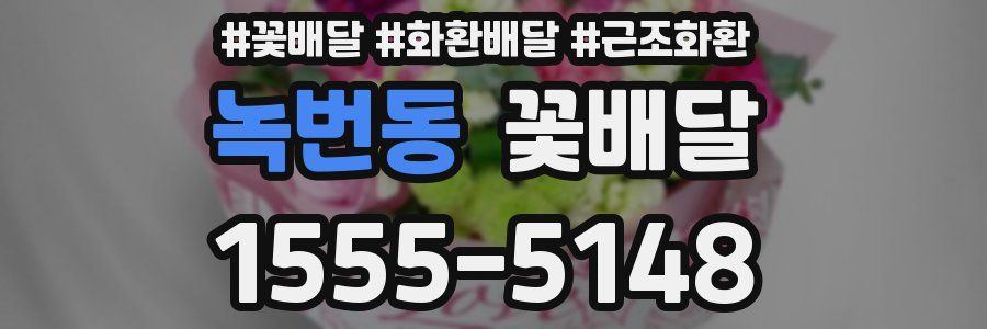 녹번동 꽃배달