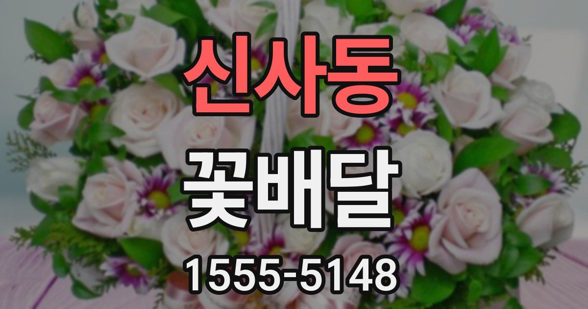 신사동 꽃배달