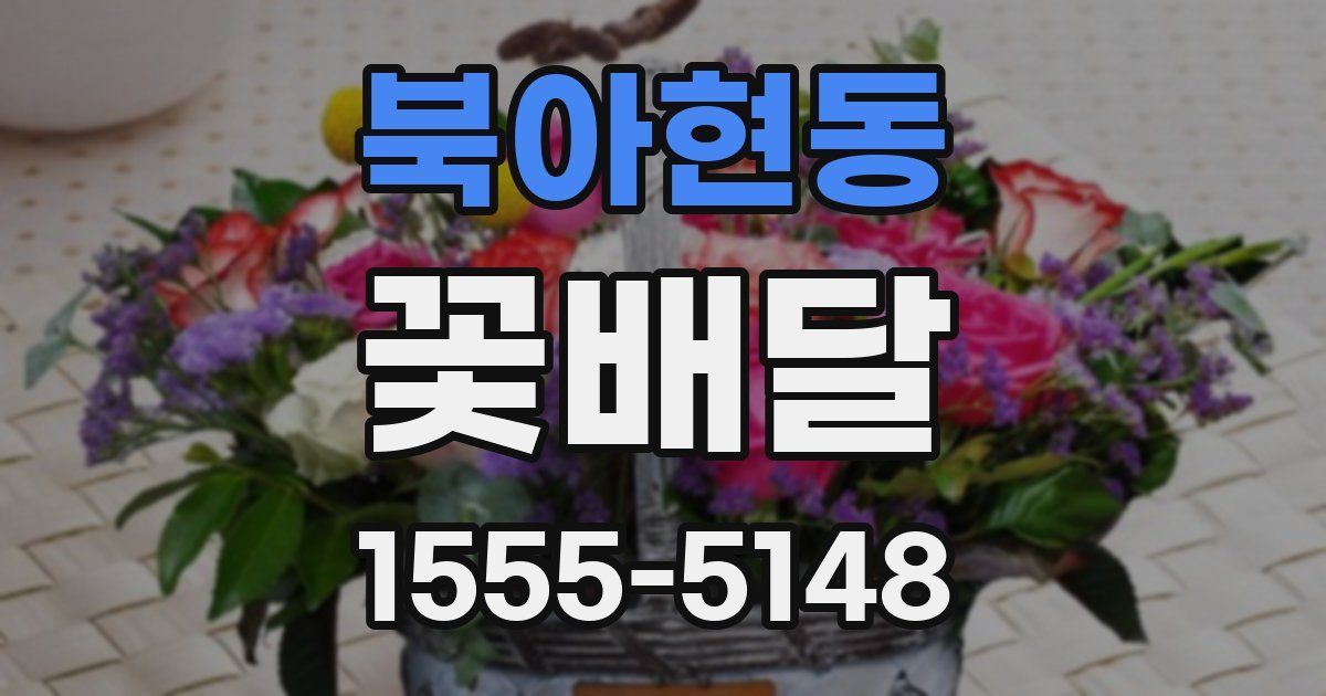 북아현동 꽃배달