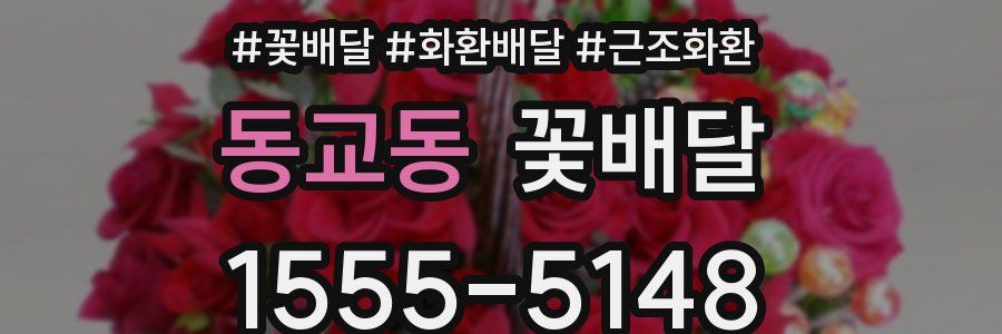 동교동 꽃배달