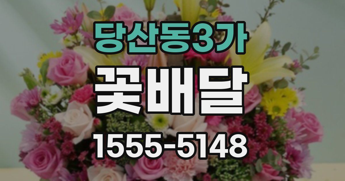 당산동3가 꽃배달