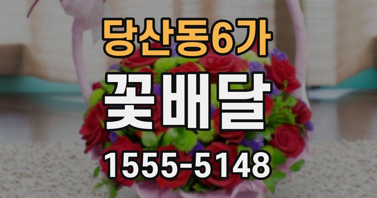 당산동6가 꽃배달
