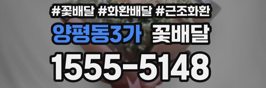양평동3가 꽃배달