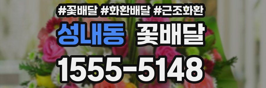 성내동 꽃배달