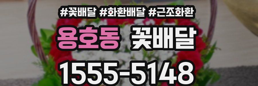 용호동 꽃배달