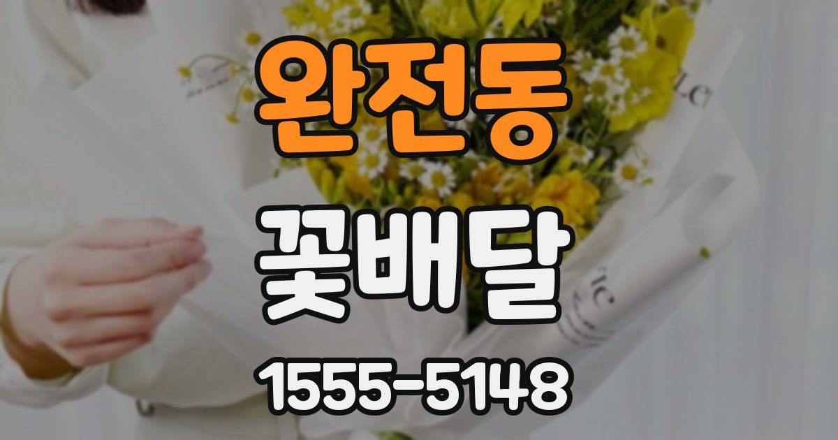완전동 꽃배달
