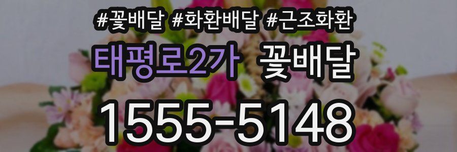 태평로2가 꽃배달
