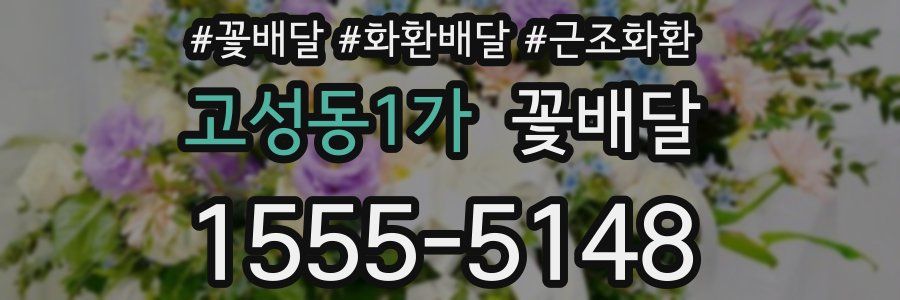 고성동1가 꽃배달