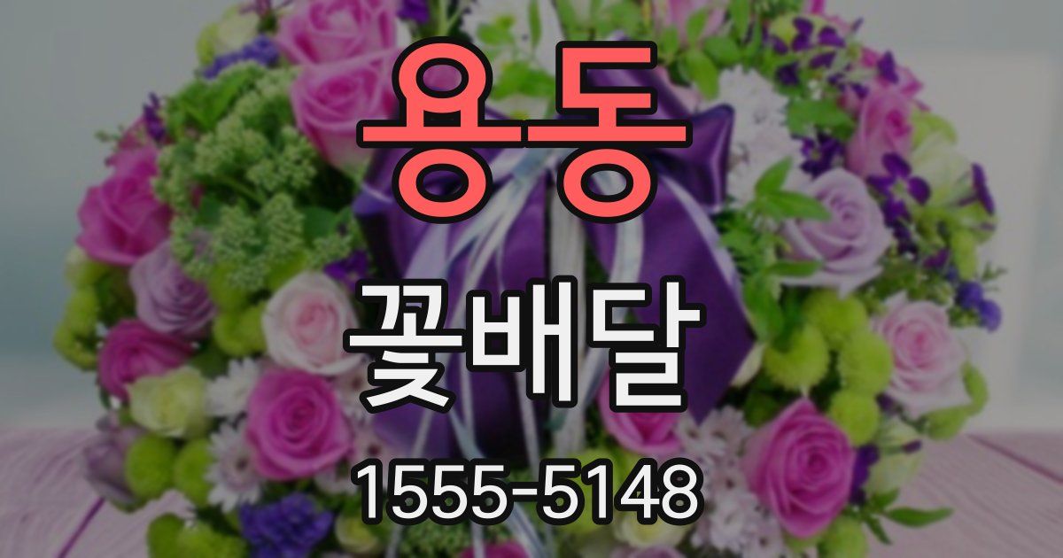 용동 꽃배달