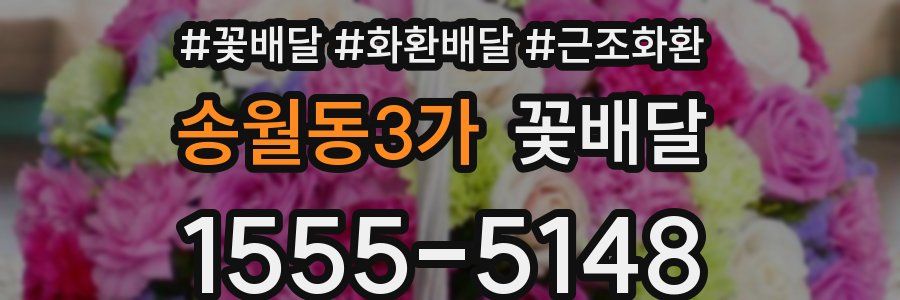 송월동3가 꽃배달
