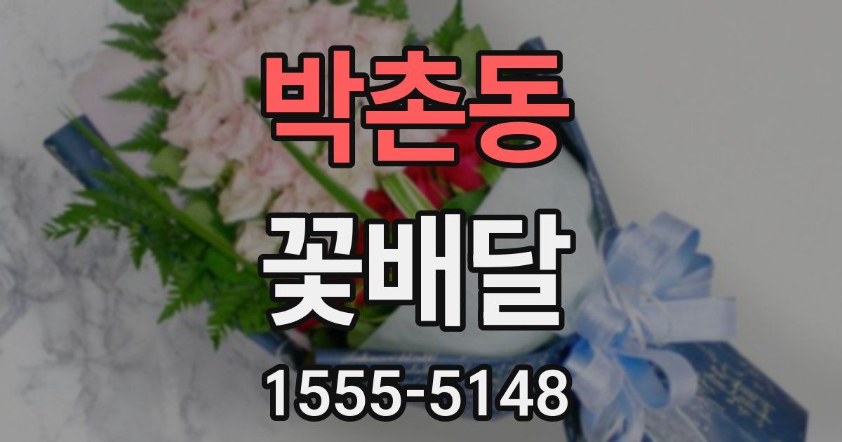 박촌동 꽃배달