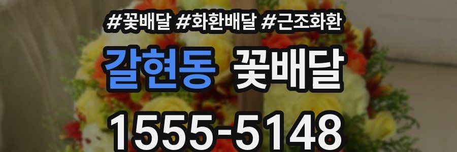 갈현동 꽃배달