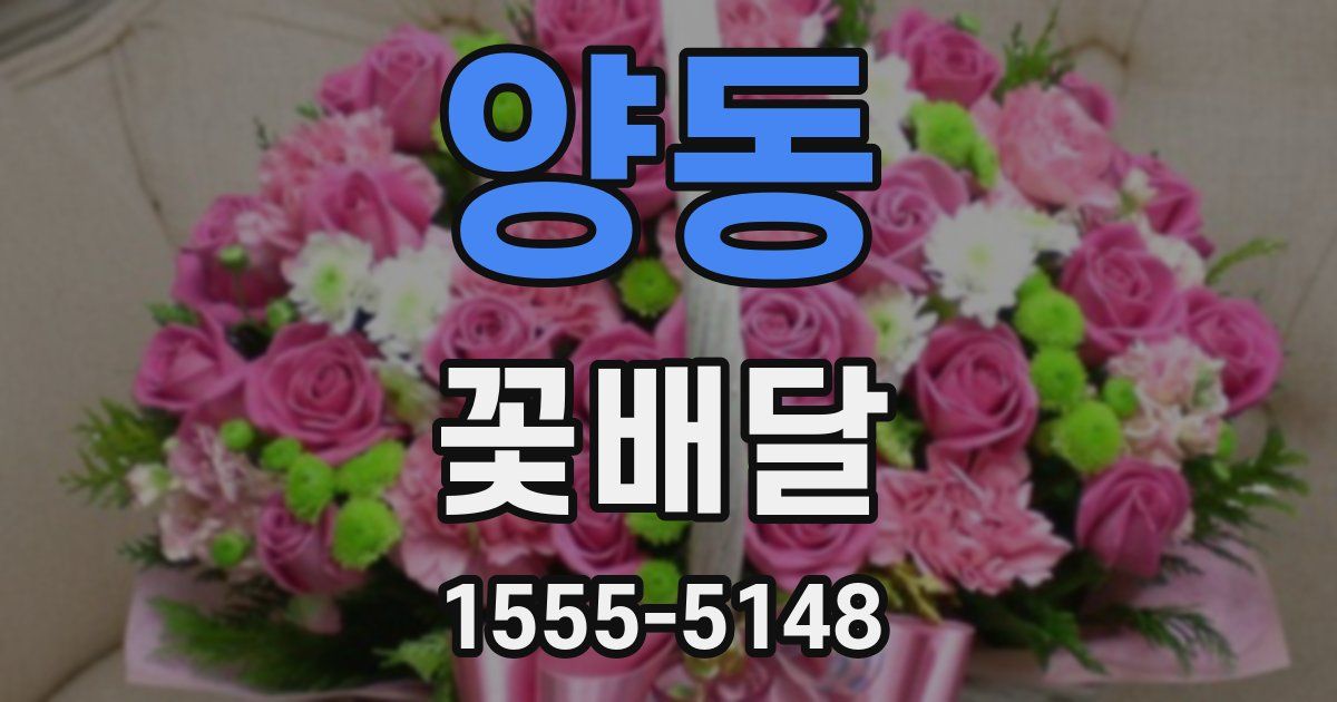 양동 꽃배달