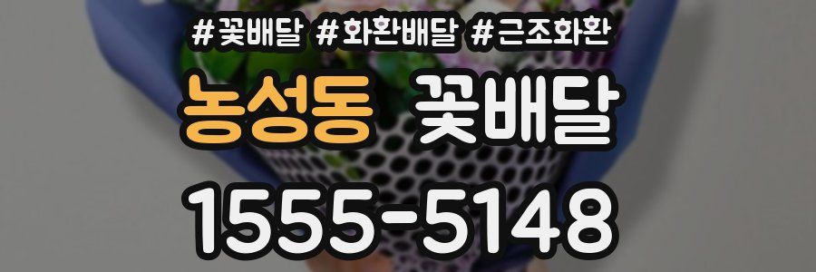 농성동 꽃배달