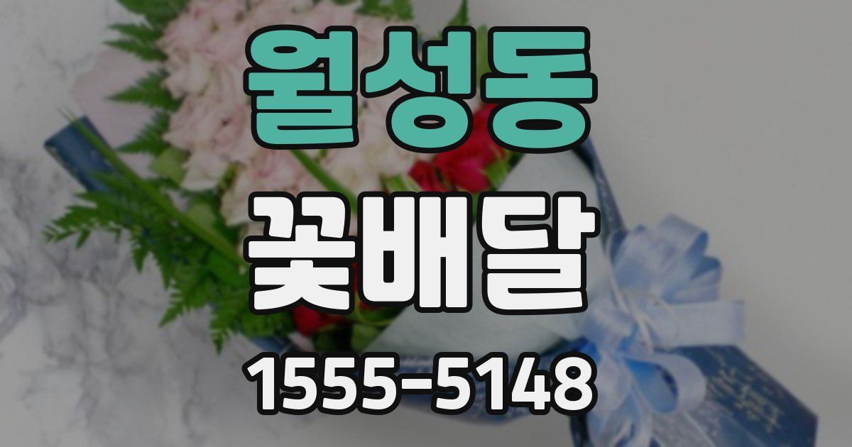 월성동 꽃배달