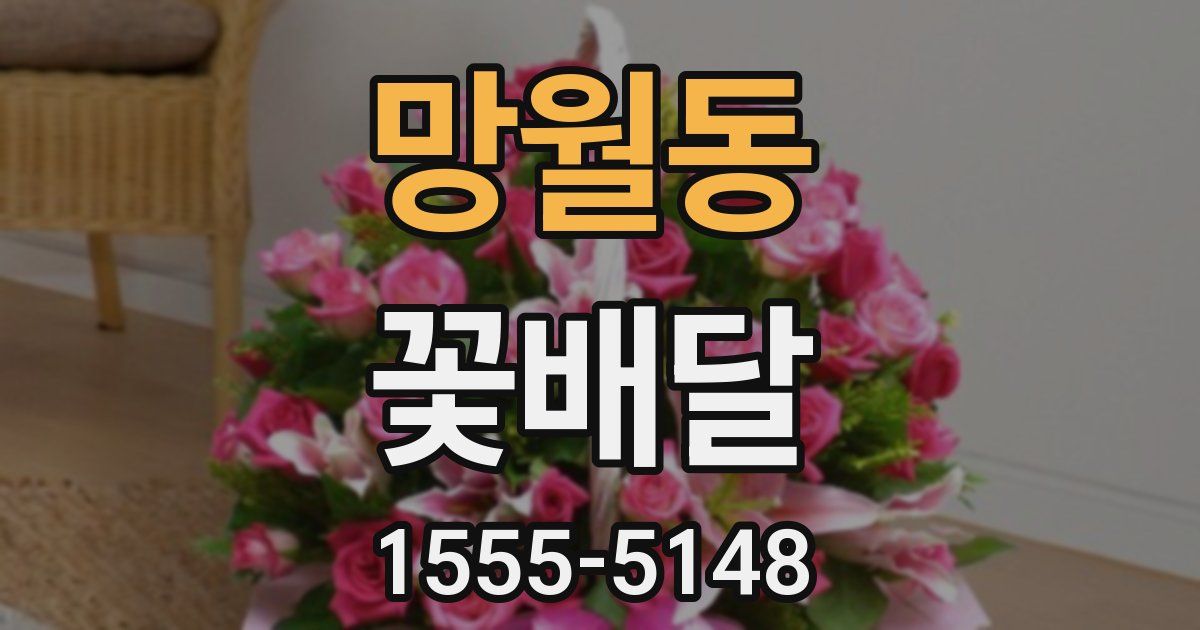 망월동 꽃배달