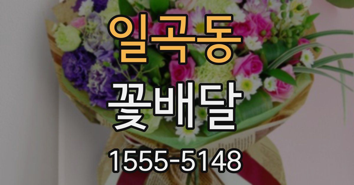 일곡동 꽃배달
