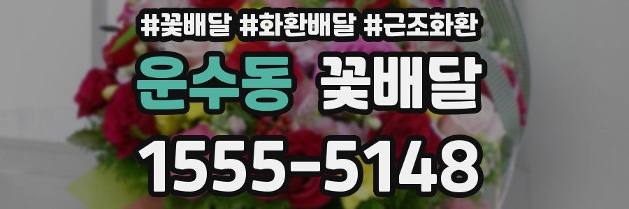 운수동 꽃배달