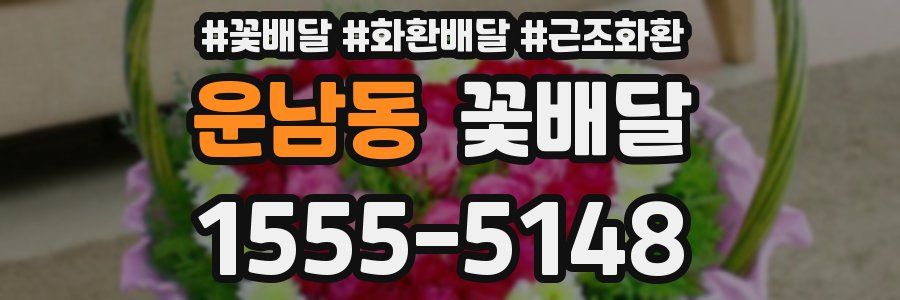 운남동 꽃배달