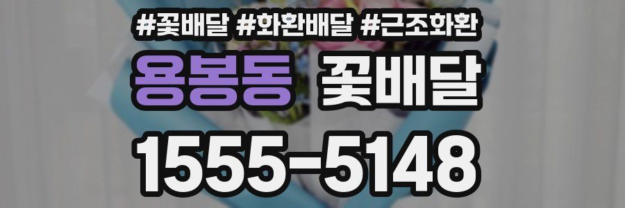 용봉동 꽃배달