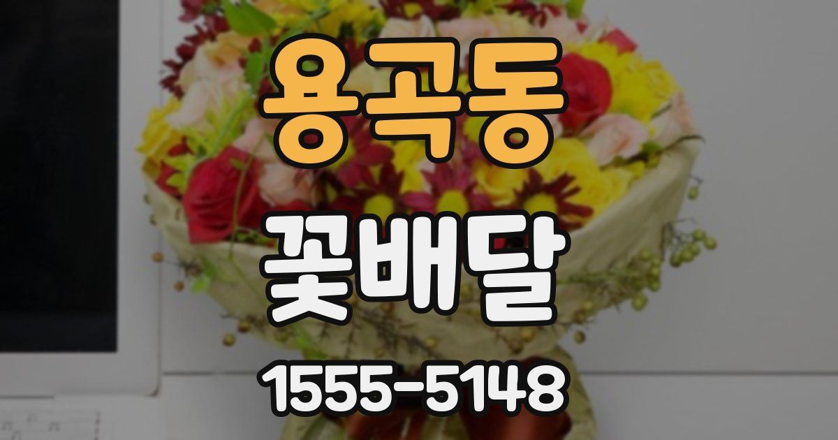 용곡동 꽃배달