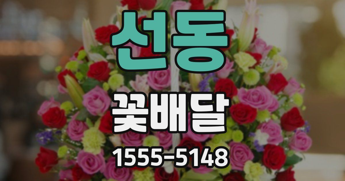 선동 꽃배달