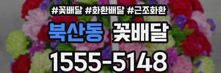 북산동 꽃배달
