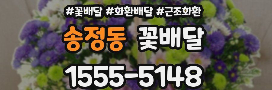 송정동 꽃배달