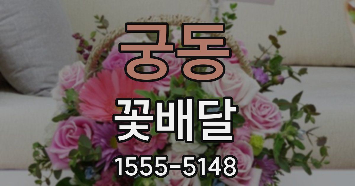 궁동 꽃배달