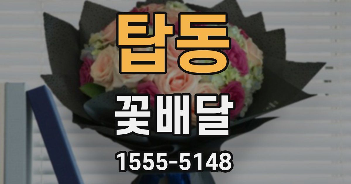 탑동 꽃배달